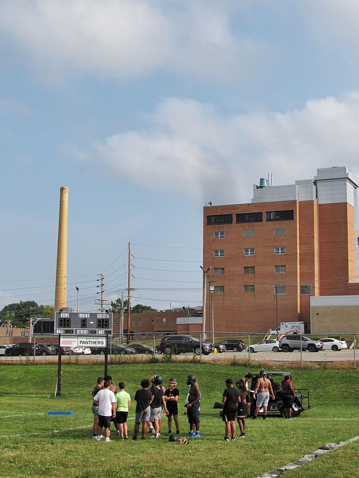 First Eisenhower fall football practice 11